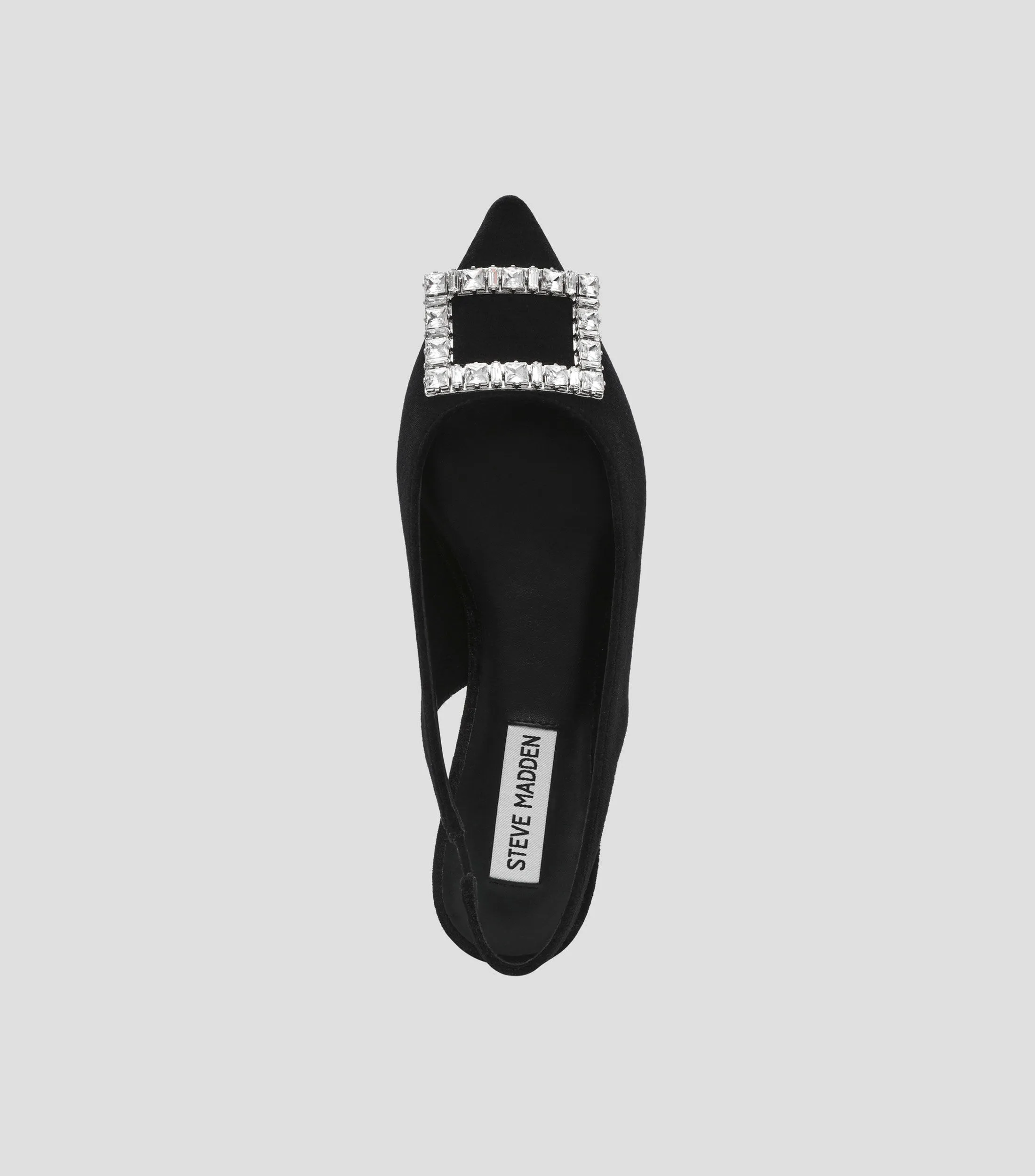 Steve Madden Flats Isabell con cuadro de pedrería Mujer