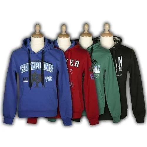 Stock con sudaderas de hombre Ref. 1519 Colores Surtidos. Tallas m,l,xl,xxl.