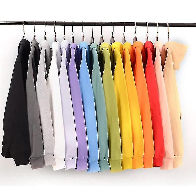 Sudaderas con capucha acolchadas de color sólido para hombres y mujeres Chaqueta de sudadera otoño/invierno# Navy