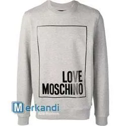 SUDADERAS MOSCHINO HOMBRE (COLECCIóN 2019)  100% ALGODóN, MúLTIPLES TALLAS DISPONIBLES  LOTE MíNIMO DE 30 PIEZAS