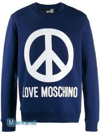 SUDADERAS MOSCHINO HOMBRE (COLECCIóN 2019)  100% ALGODóN, MúLTIPLES TALLAS DISPONIBLES  LOTE MíNIMO DE 30 PIEZAS