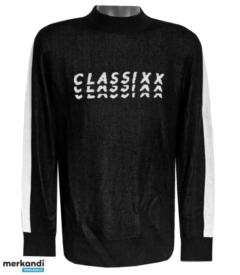 SUÉTERES PARA HOMBRE SUÉTER JUVENIL SUDADERAS BLUSAS ALGODÓN MANGA LARGA BLANCO Y NEGRO XS  XL