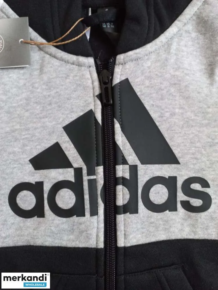 Suéter de sudaderas con capucha Adidas para niños Nuevo Ropa deportiva original para niños
