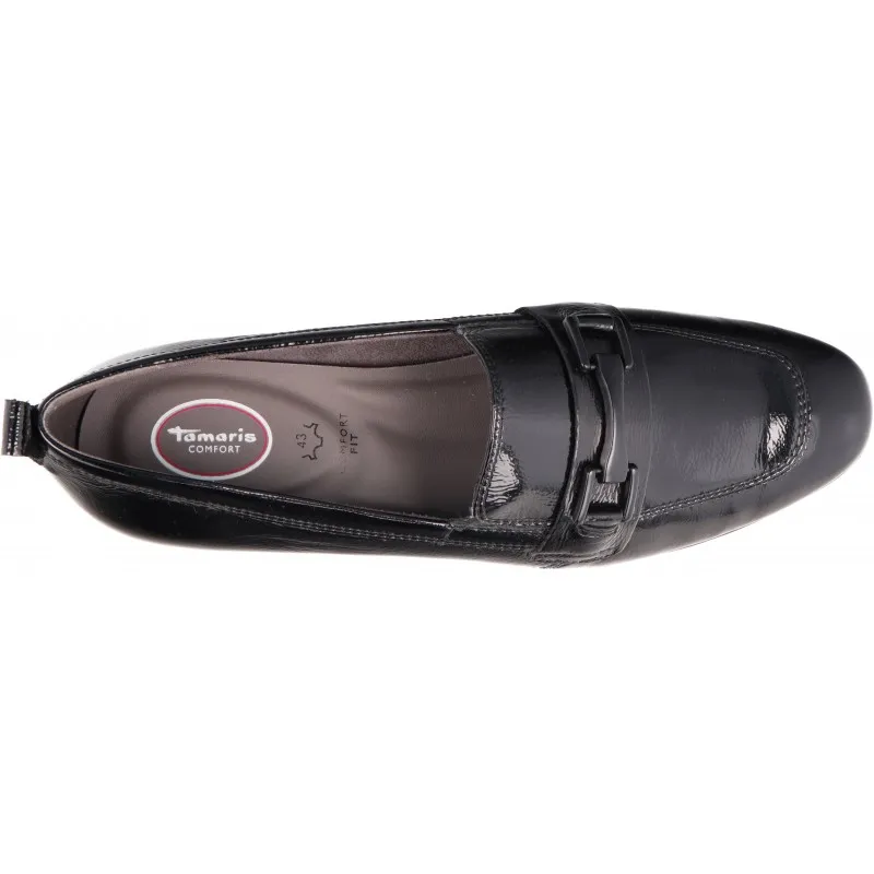 Tamaris Comfort  Alim Black Patent