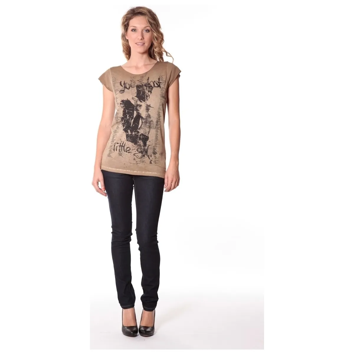 TEESHIRT LITTLE 13Q430 CAMEL