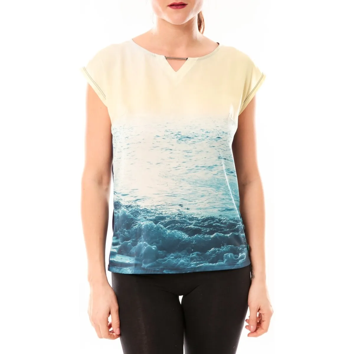 TEESHIRT TRISI E15FTSS0333 BLEU
