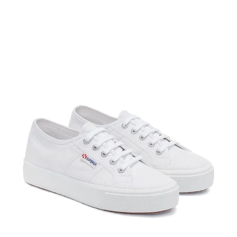 Tenis Plataforma Blanco 2730 MID PLATFORM SUPERGA