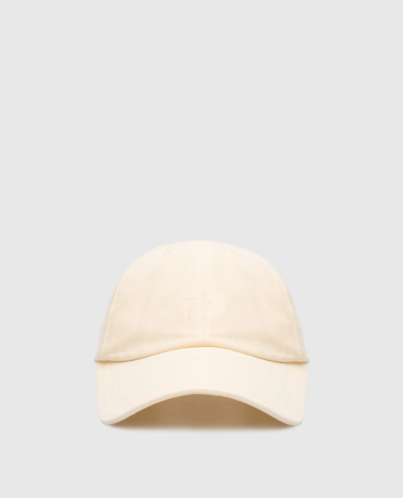 Toteme Yellow cap with logo