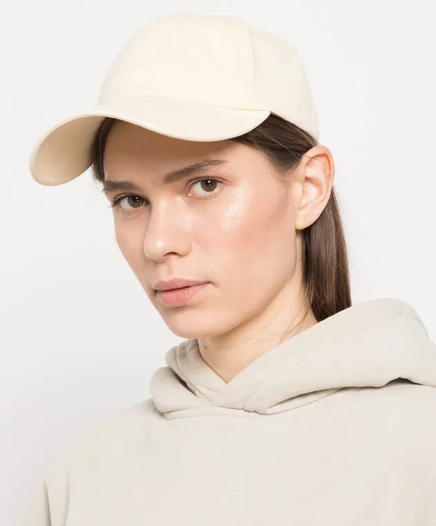 Toteme Yellow cap with logo