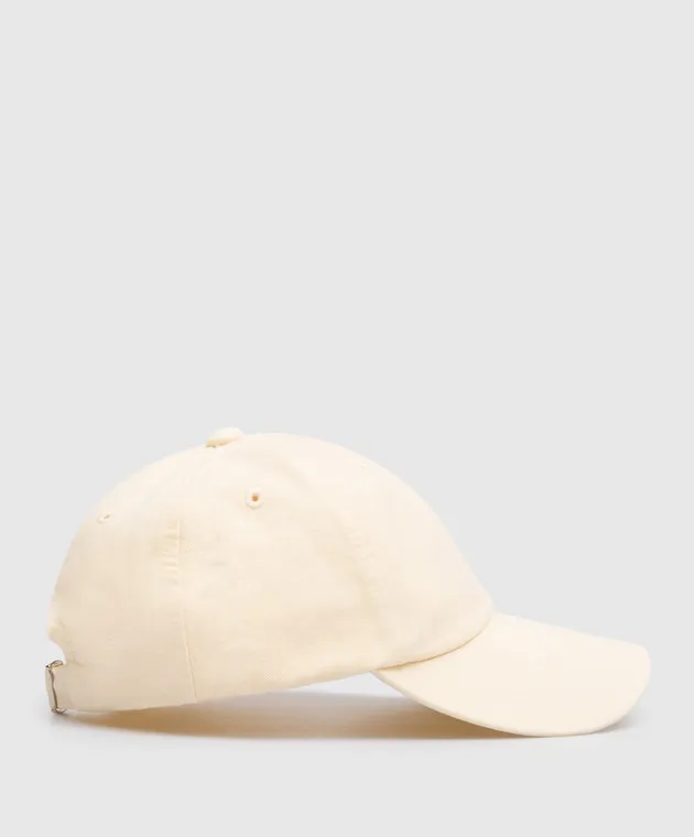 Toteme Yellow cap with logo