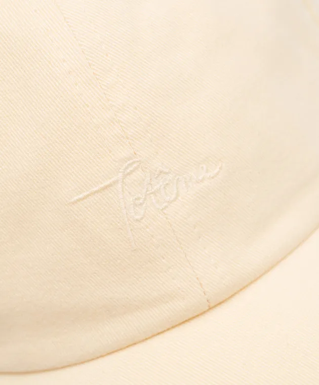 Toteme Yellow cap with logo