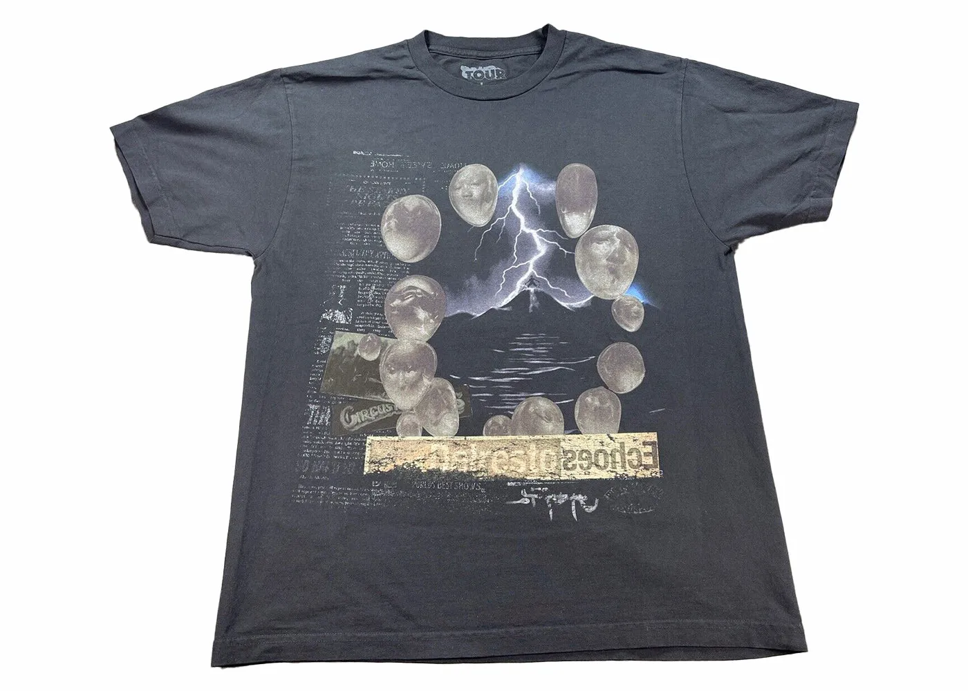 Travis Scott Utopia Echoes Circus Maximus Tee Black