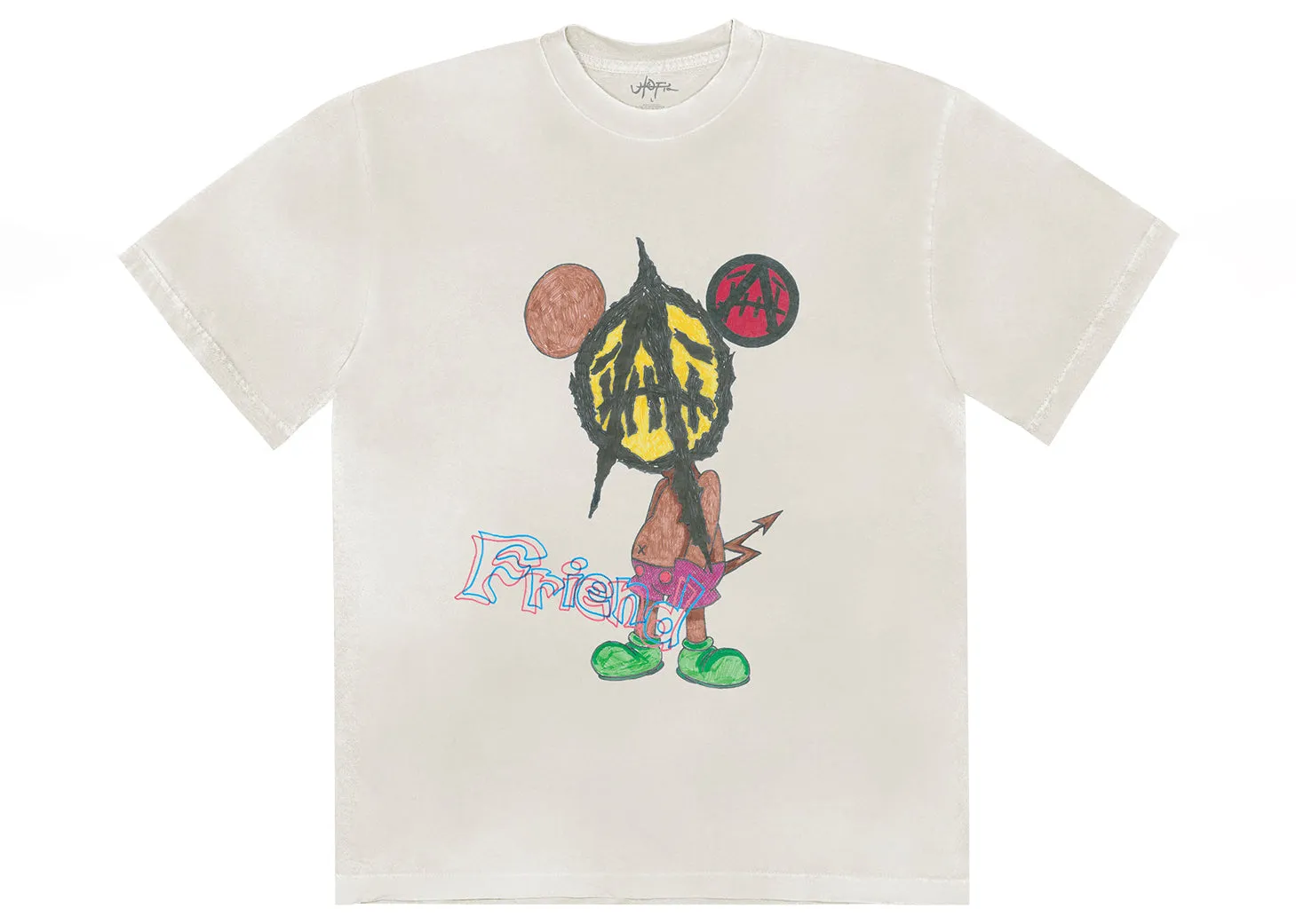 Travis Scott Utopia x St Michael 2A Tee White