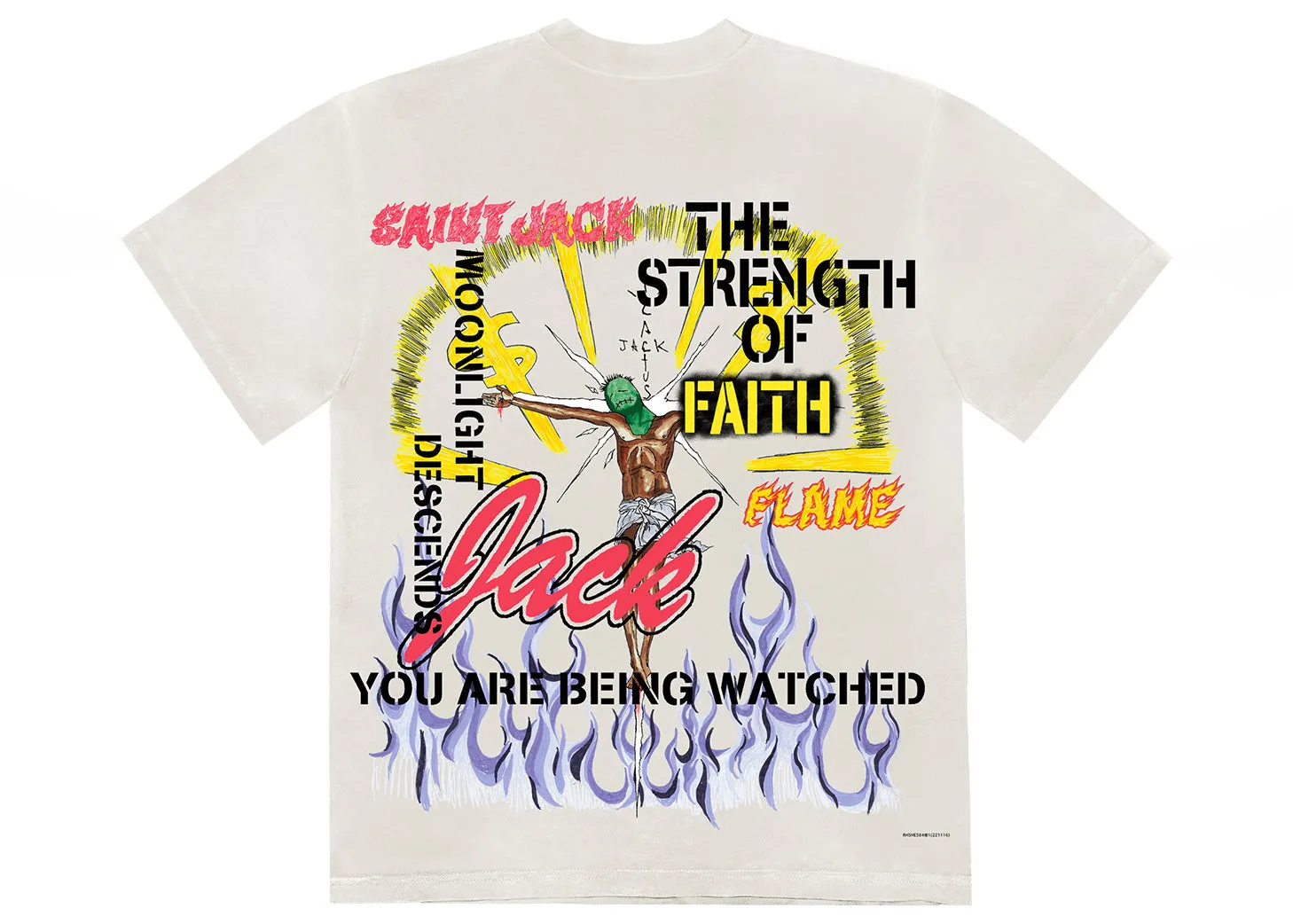 Travis Scott Utopia x St Michael 3A Tee White