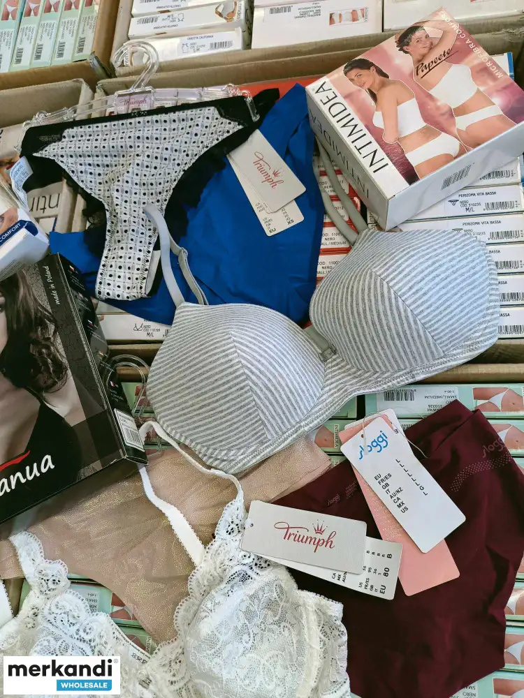 Triumph, Sloggy, Puma, Intimidea, M&S, Passion, Cosmo, Lencería obsesiva.