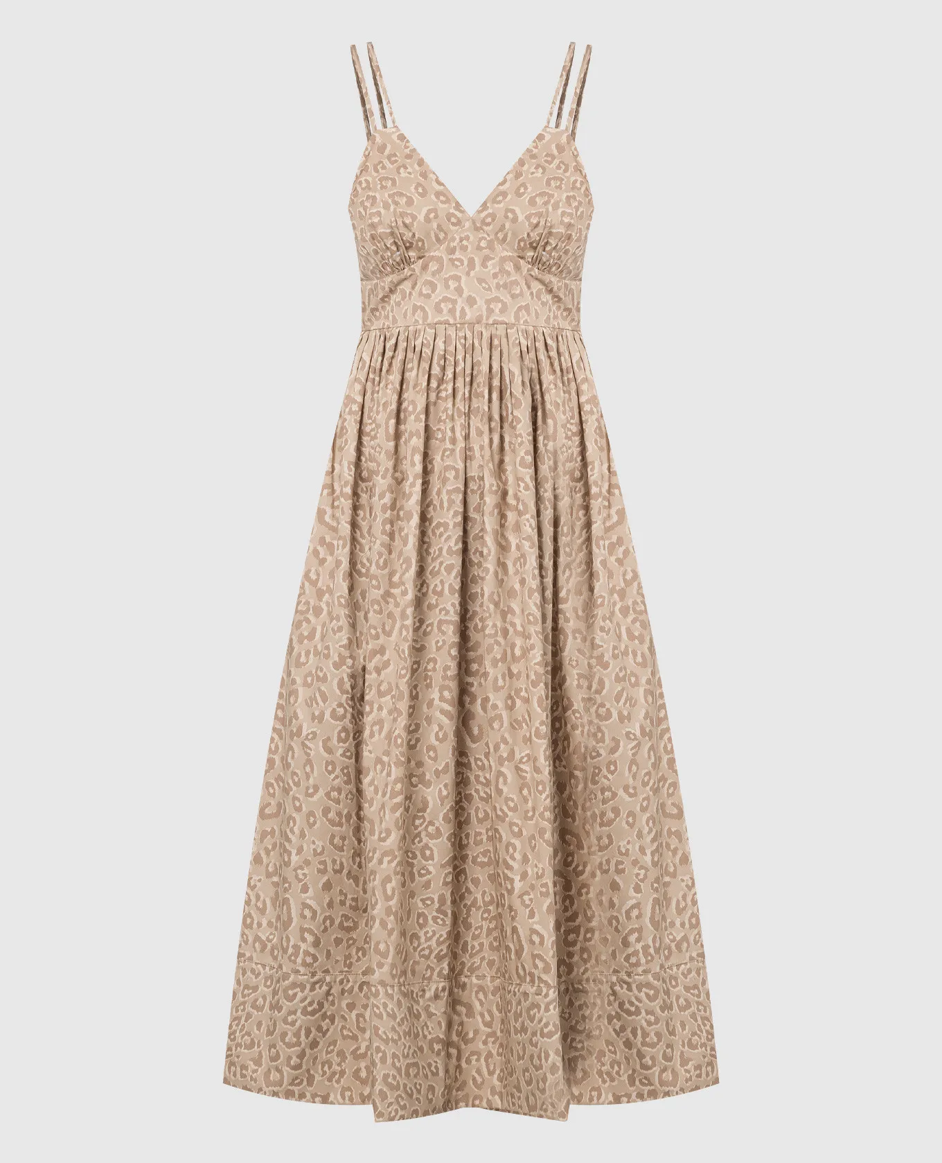 Twinset Brown dress in animalistic print