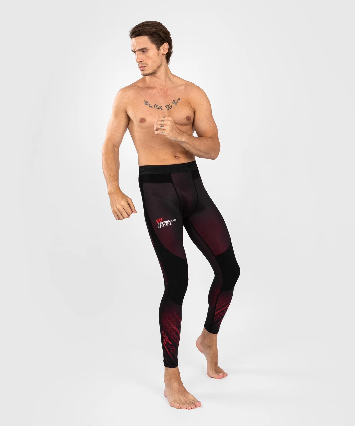 UFC PERFORMANCE INSTITUTE 2.0 MALLA DE HOMBRE  NEGRA/ROJA