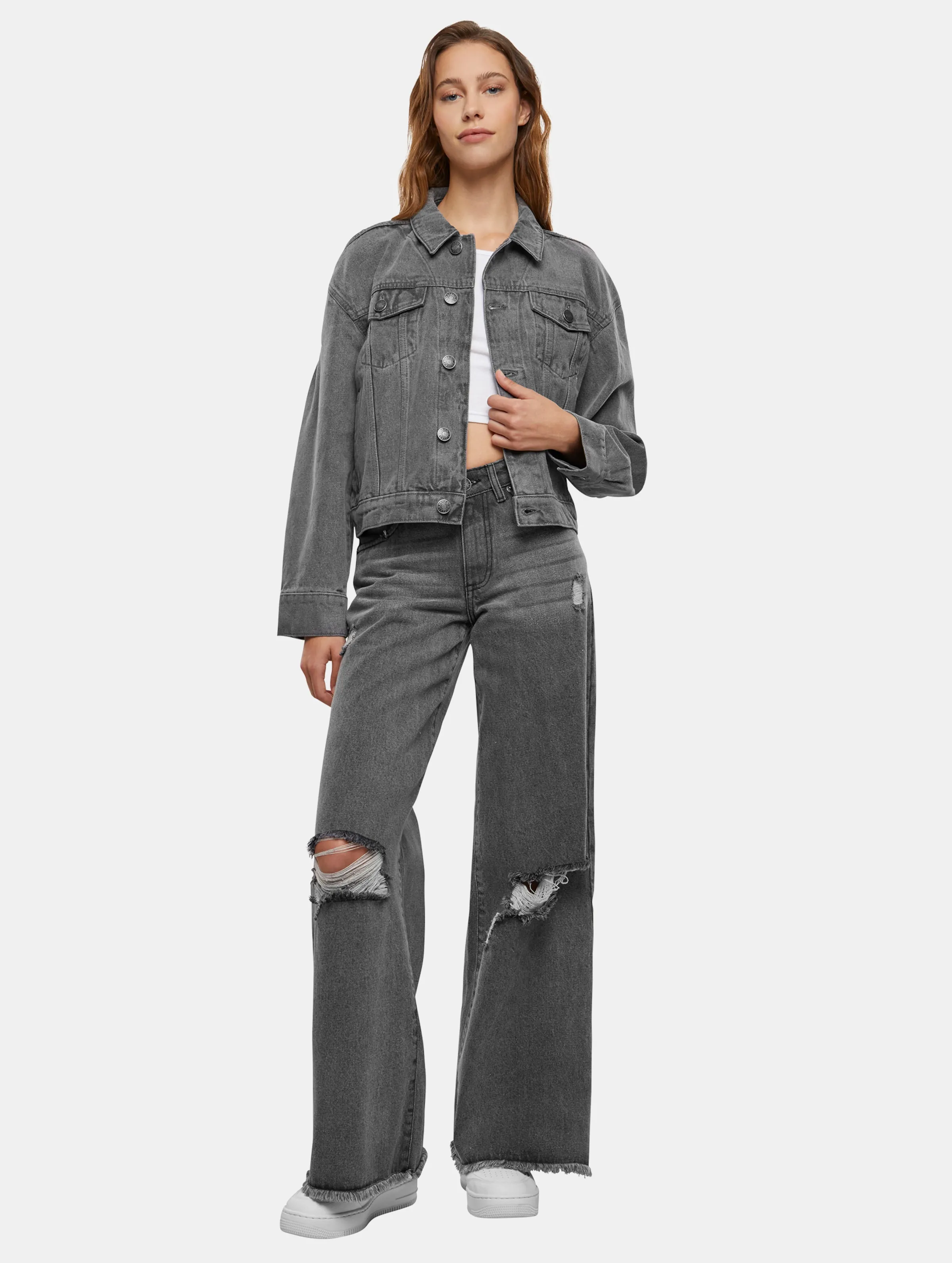 Urban Classics Ladies 80‘s Oversized Jeansjacken