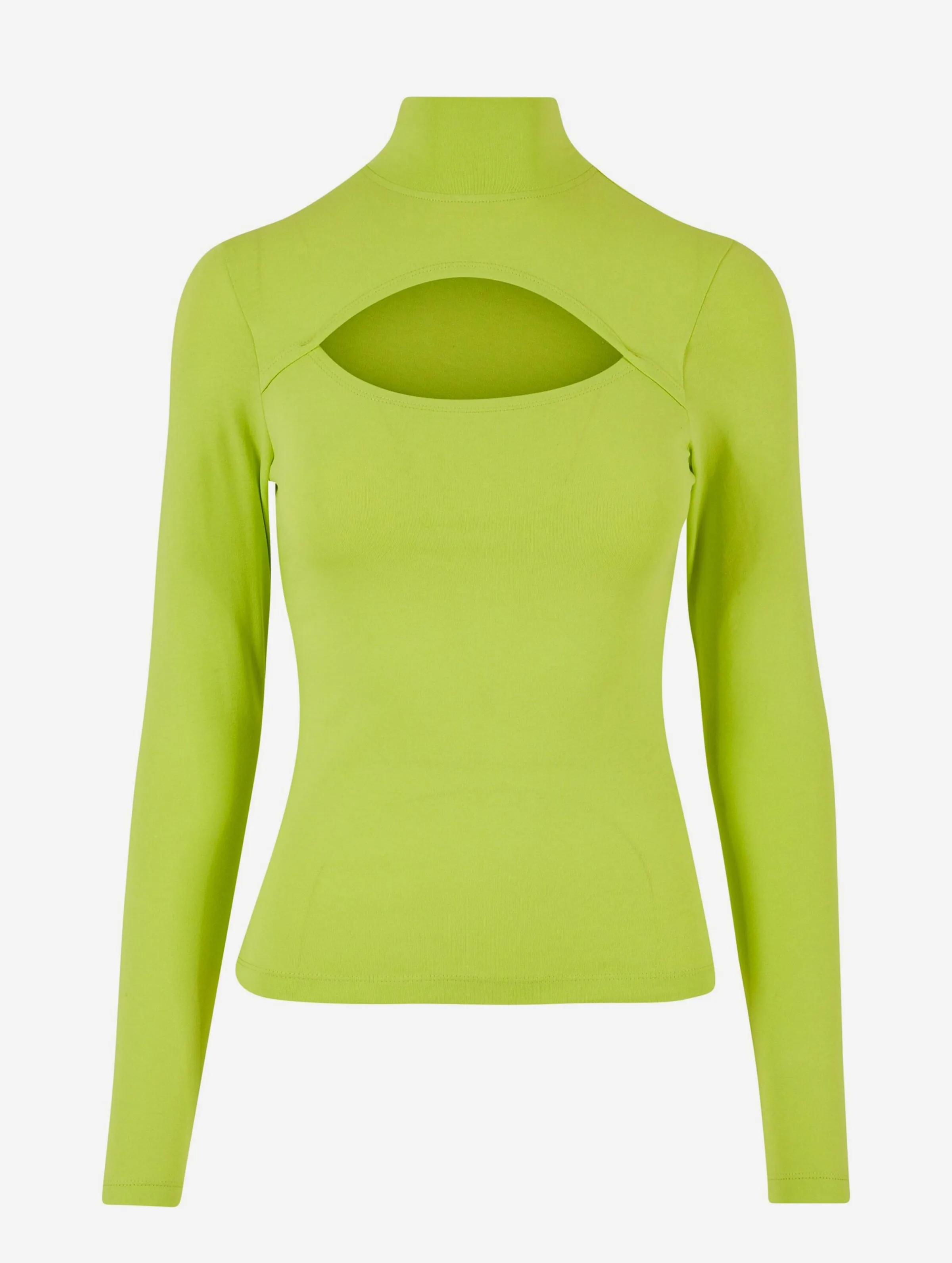Urban Classics Ladies Cut Out Turtleneck Longsleeves