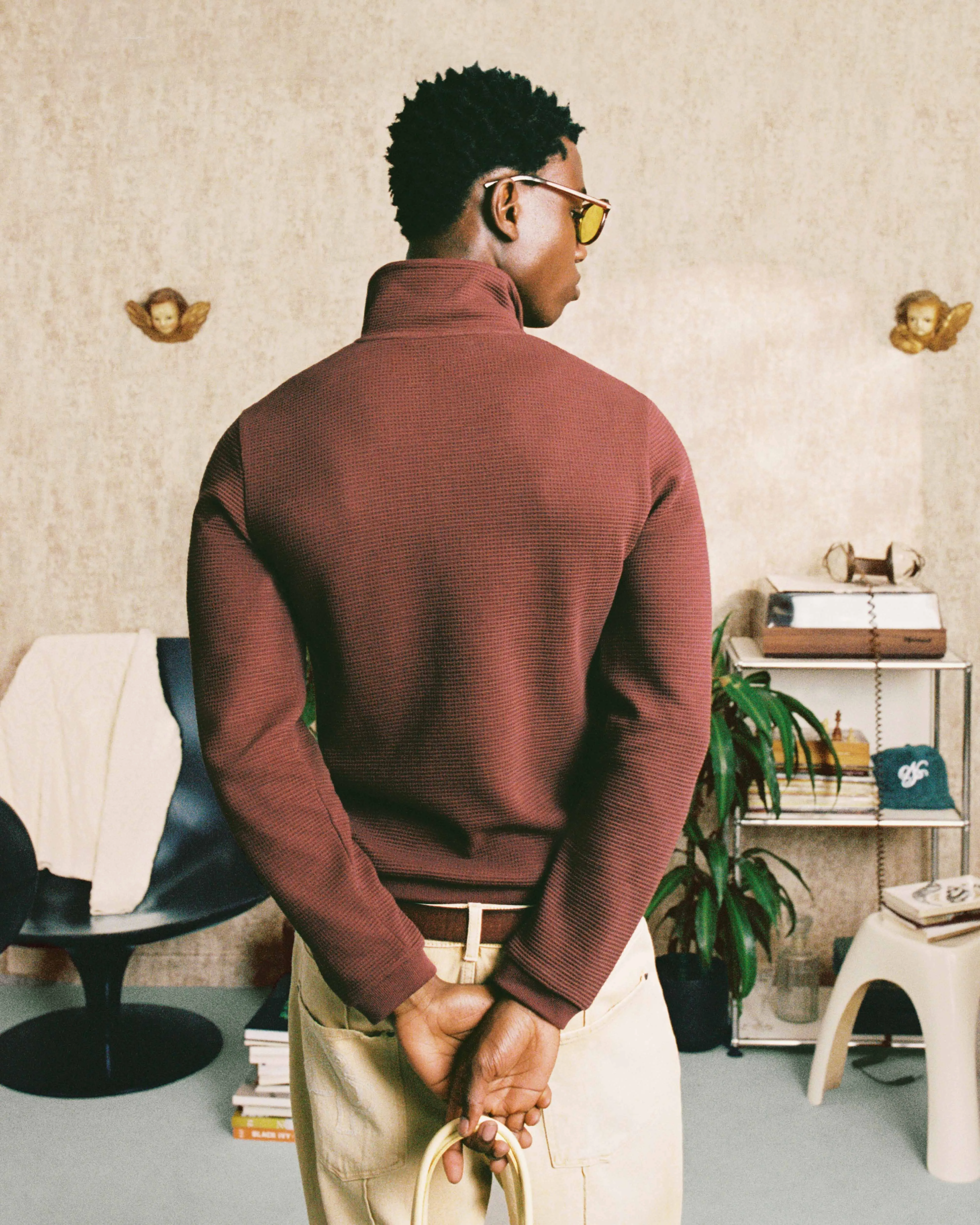 VERSAILLES LONGSLEEVE TEE BURGUNDY