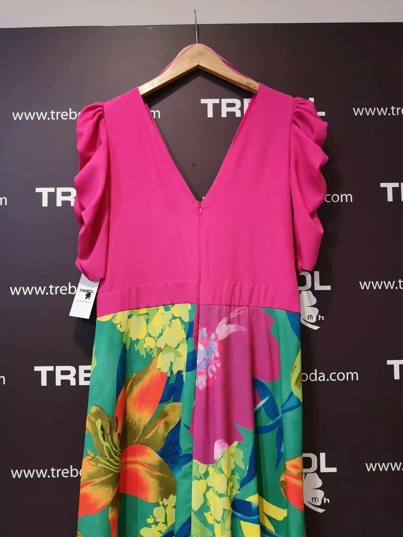 Vestido combinado