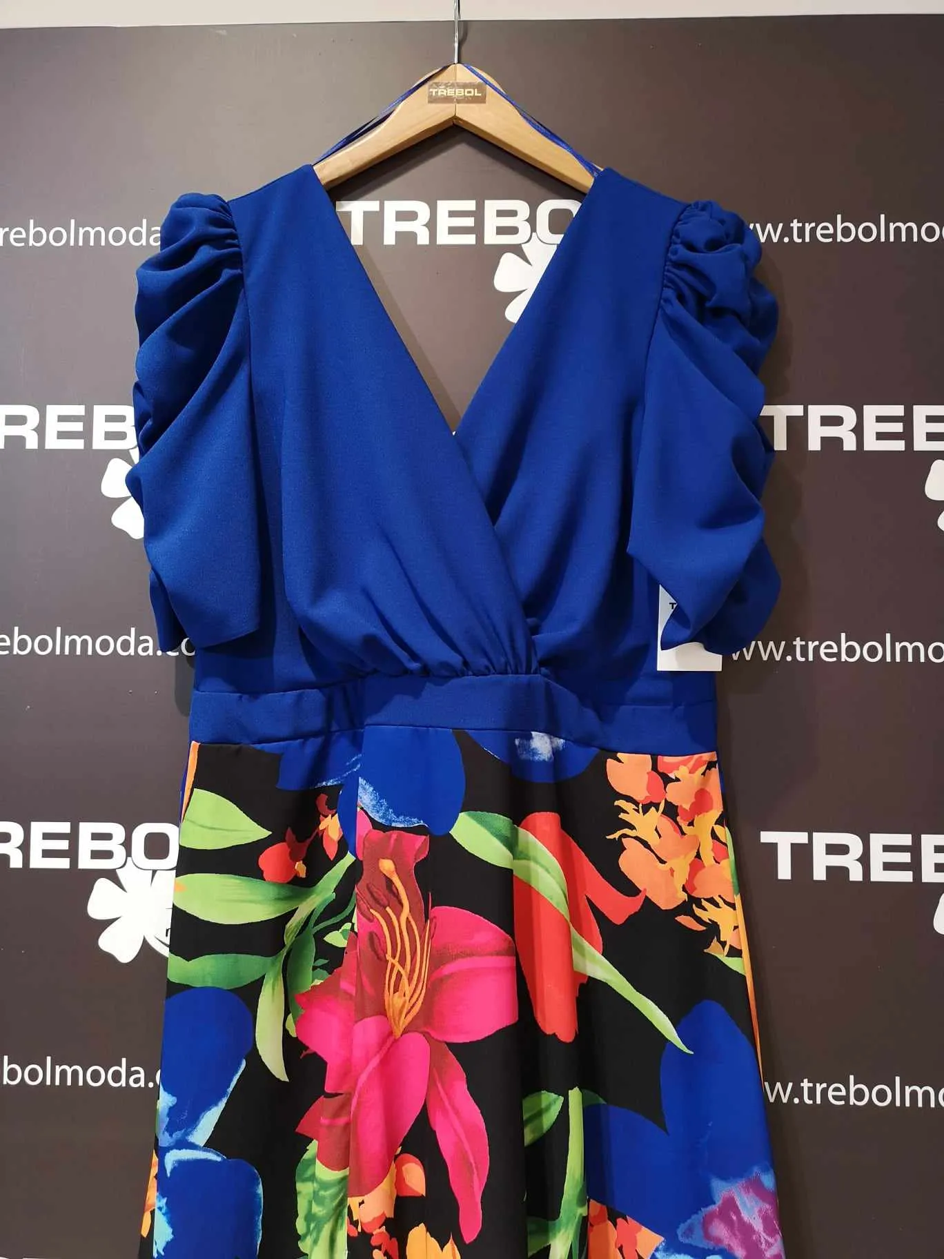 Vestido combinado