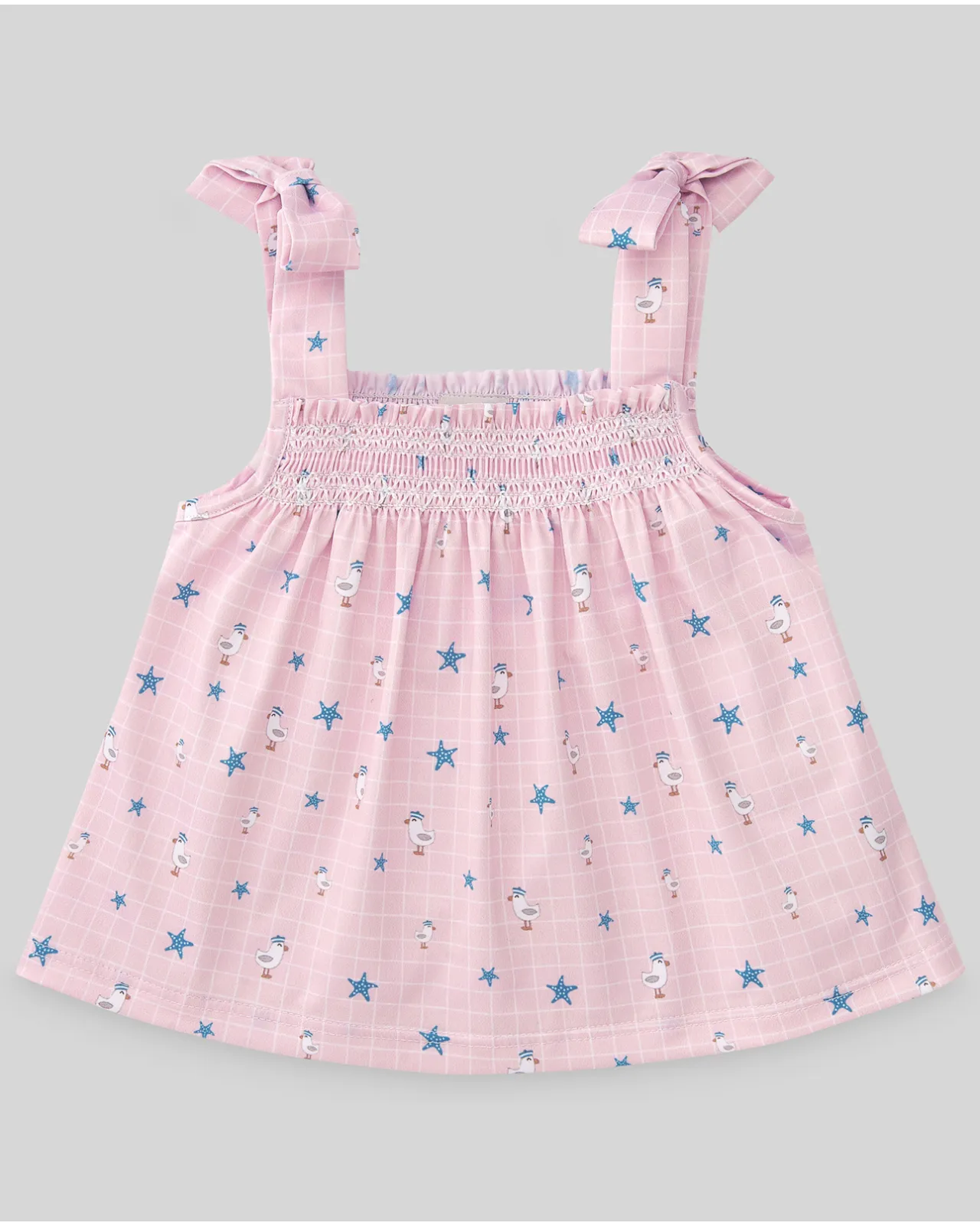 Vestido corto estampado "BAÑO"