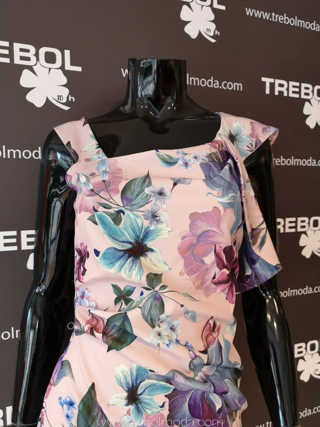 Vestido corto estampado