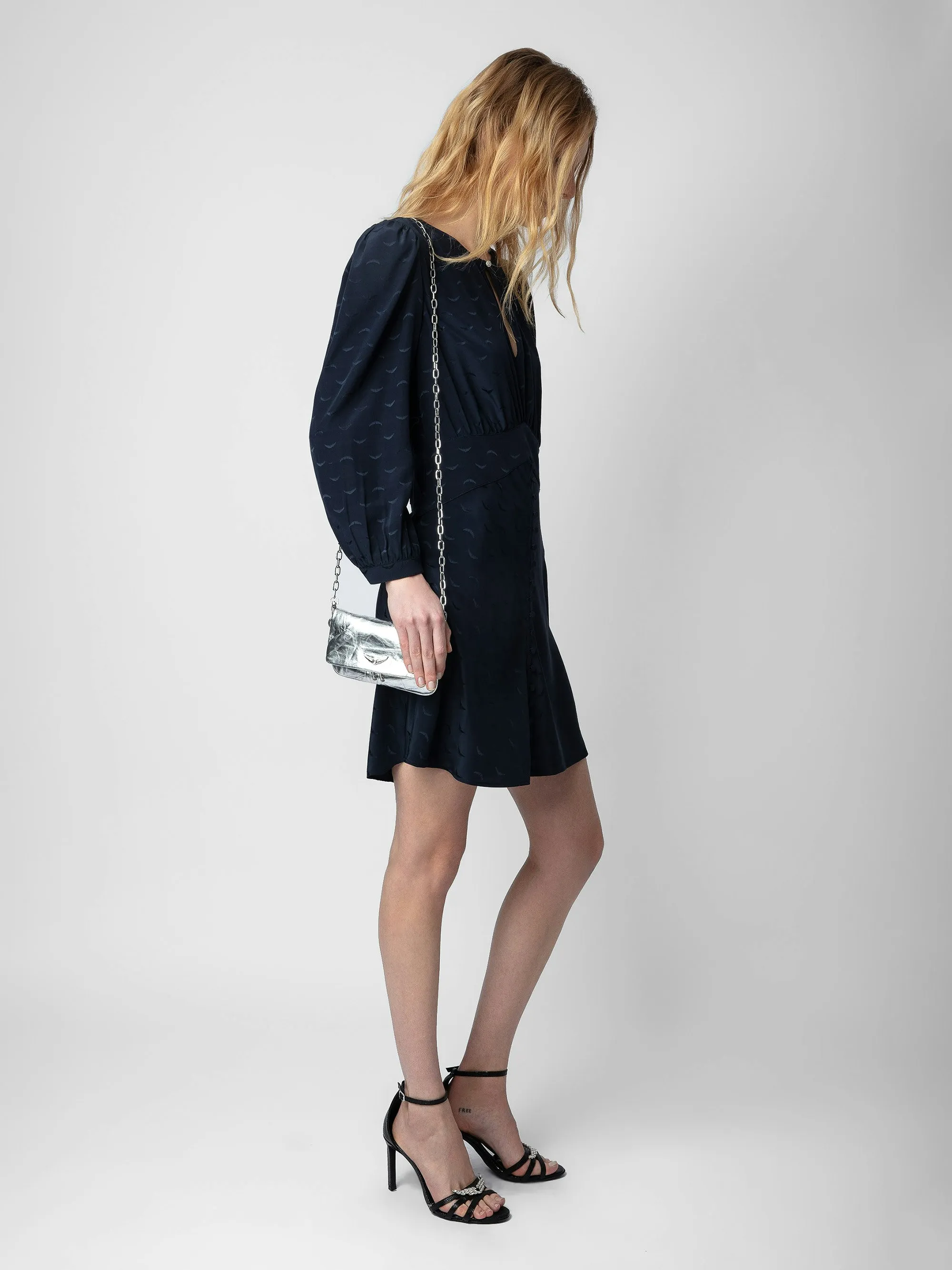 Vestido de Seda Rhodri Jacquard