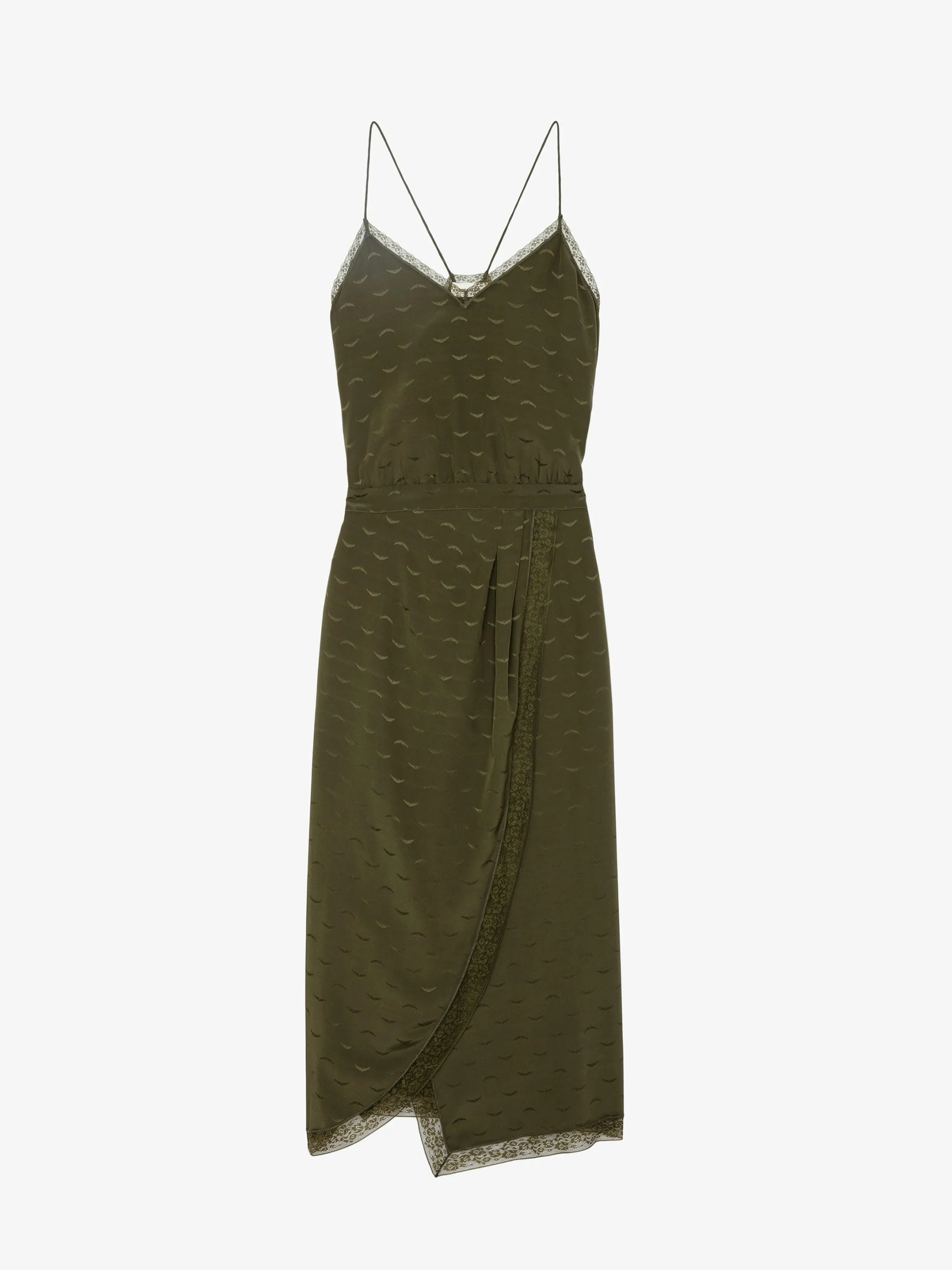 Vestido de Seda Rixi Jacquard