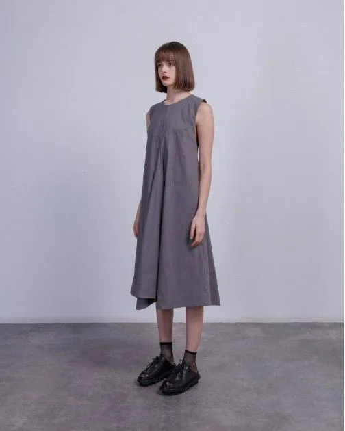 Vestido largo Malloni M24E40788 Gris