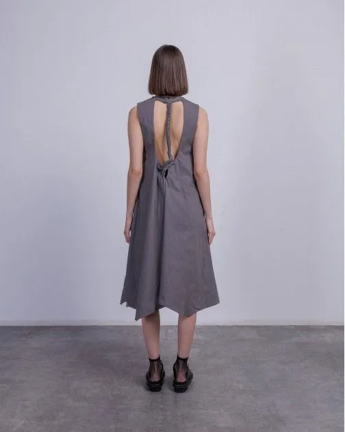 Vestido largo Malloni M24E40788 Gris