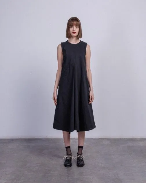 Vestido largo Malloni M24E40788 Negro