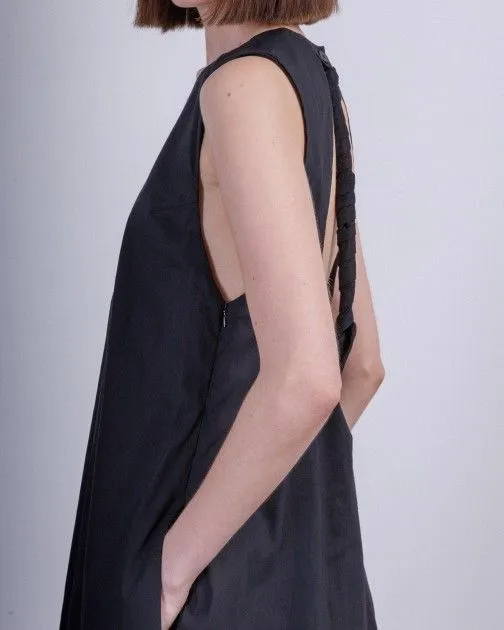 Vestido largo Malloni M24E40788 Negro