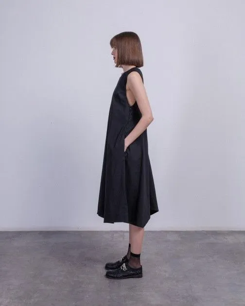 Vestido largo Malloni M24E40788 Negro