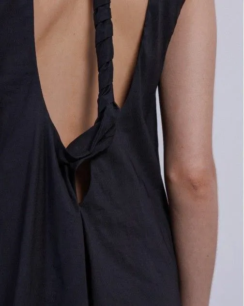 Vestido largo Malloni M24E40788 Negro