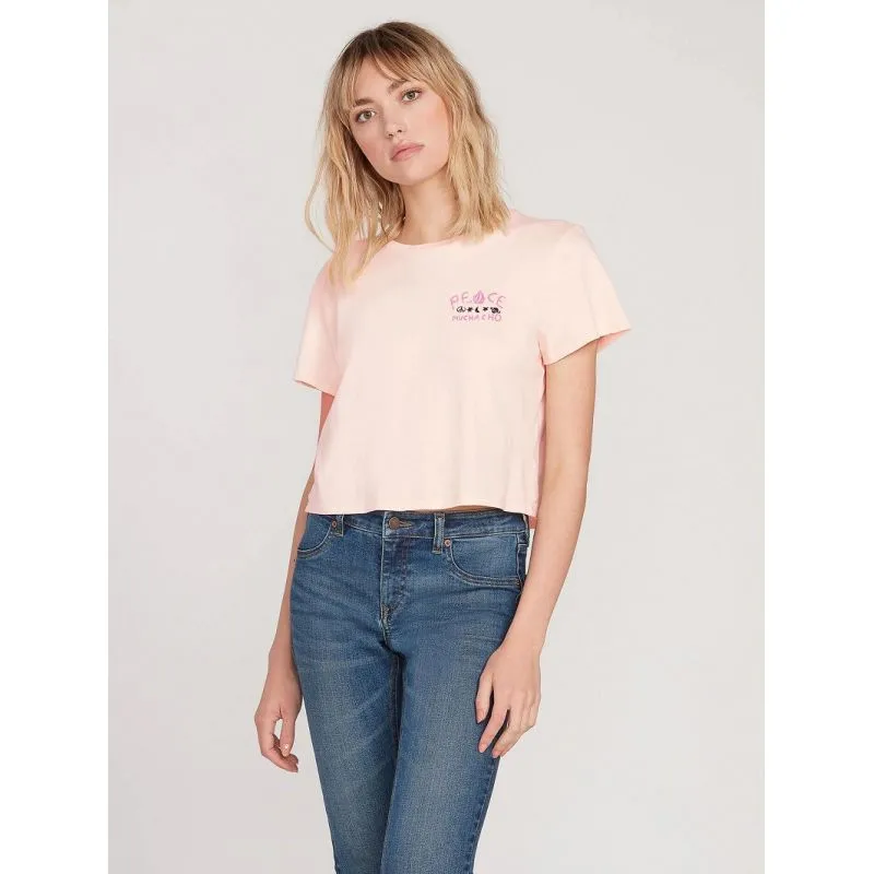 Volcom Ozzy SS Tee (Lifght peach) mujer