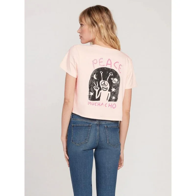 Volcom Ozzy SS Tee (Lifght peach) mujer