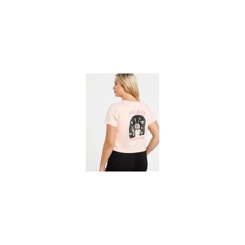 Volcom Ozzy SS Tee (Lifght peach) mujer