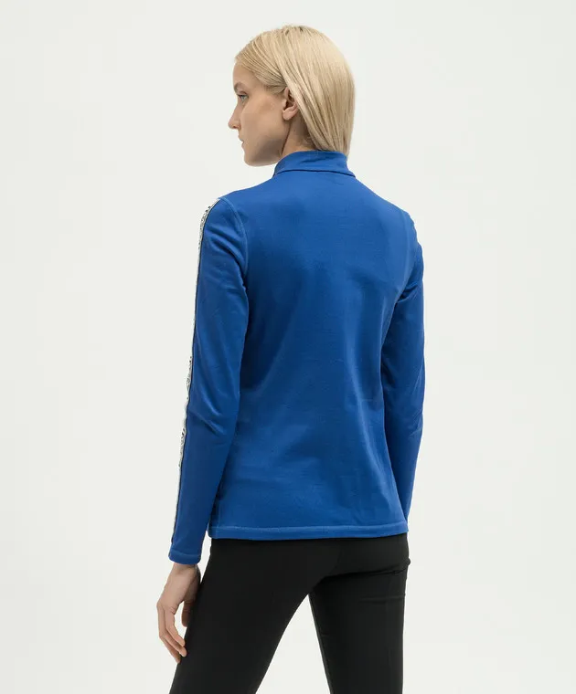 Wolford Blue longsleeve with logo pattern