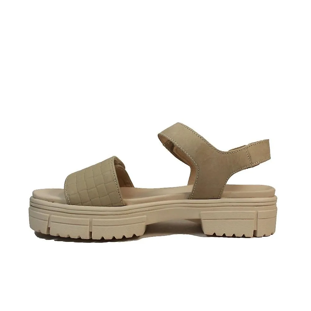 WOMEN'S CAPRICE 2870720 713 | THYME NUBUCK | WOMENS RIP TAPE SANDALS