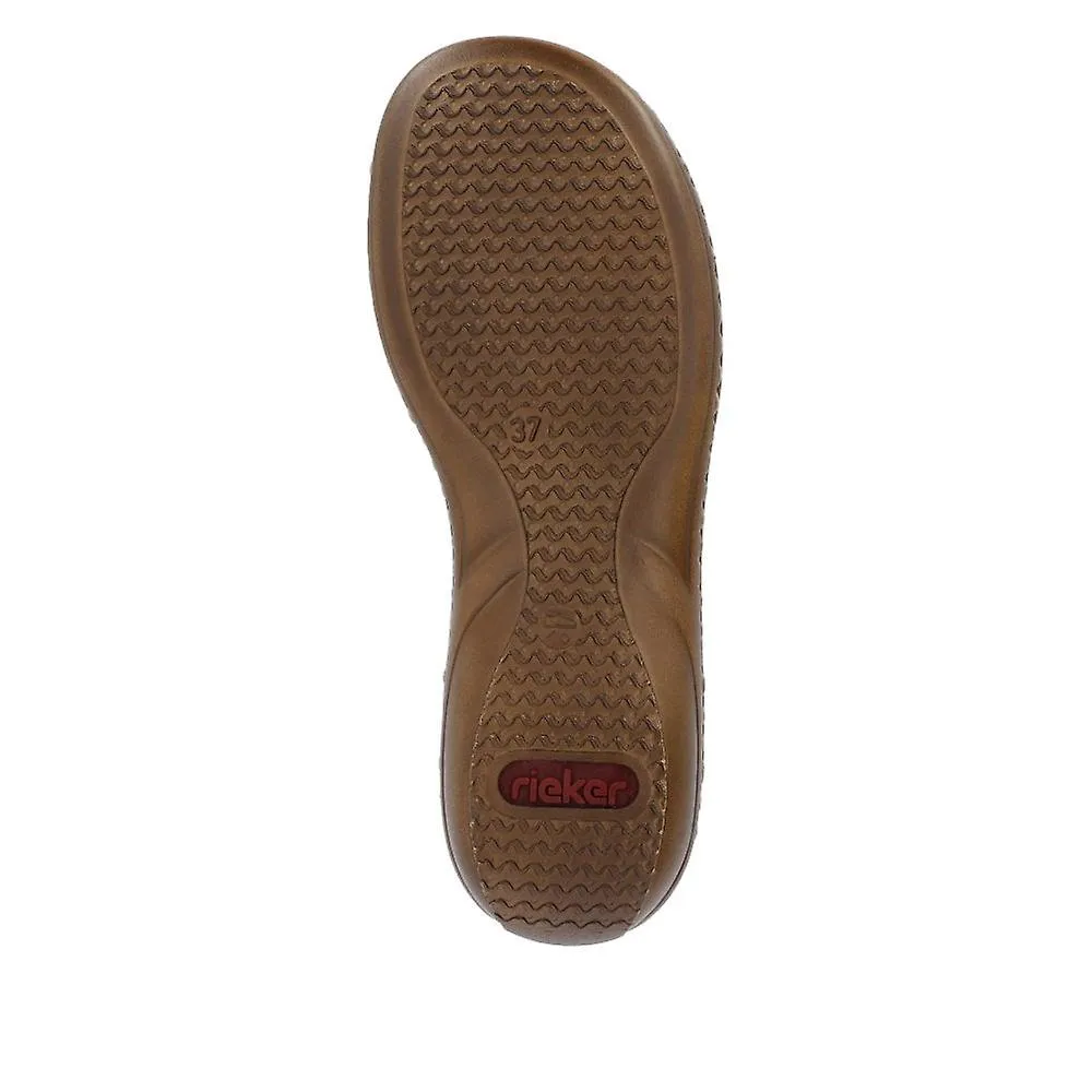 WOMEN'S RIEKER 6088090 | ROSE METALLIC | WOMENS SANDALS