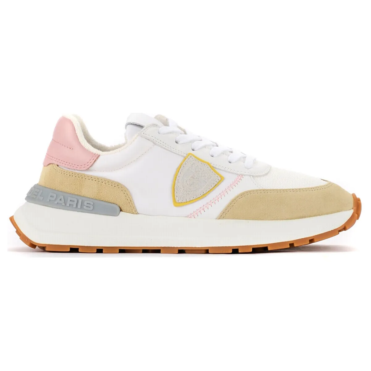 Zapatilla  Antibes Mondial Pop blanco y beige