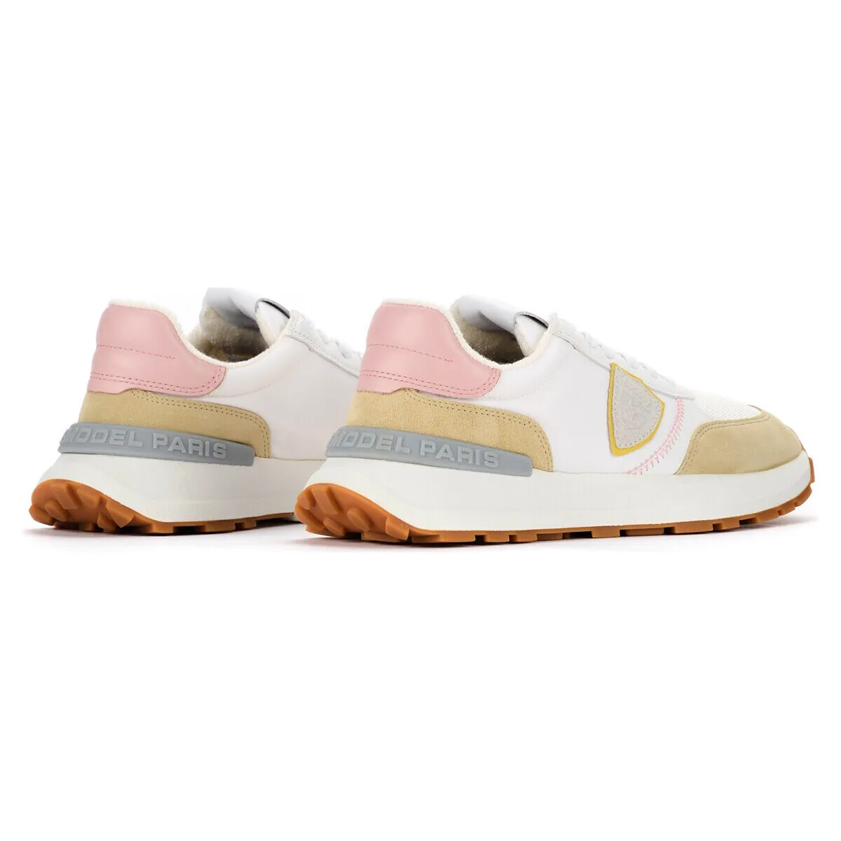 Zapatilla  Antibes Mondial Pop blanco y beige