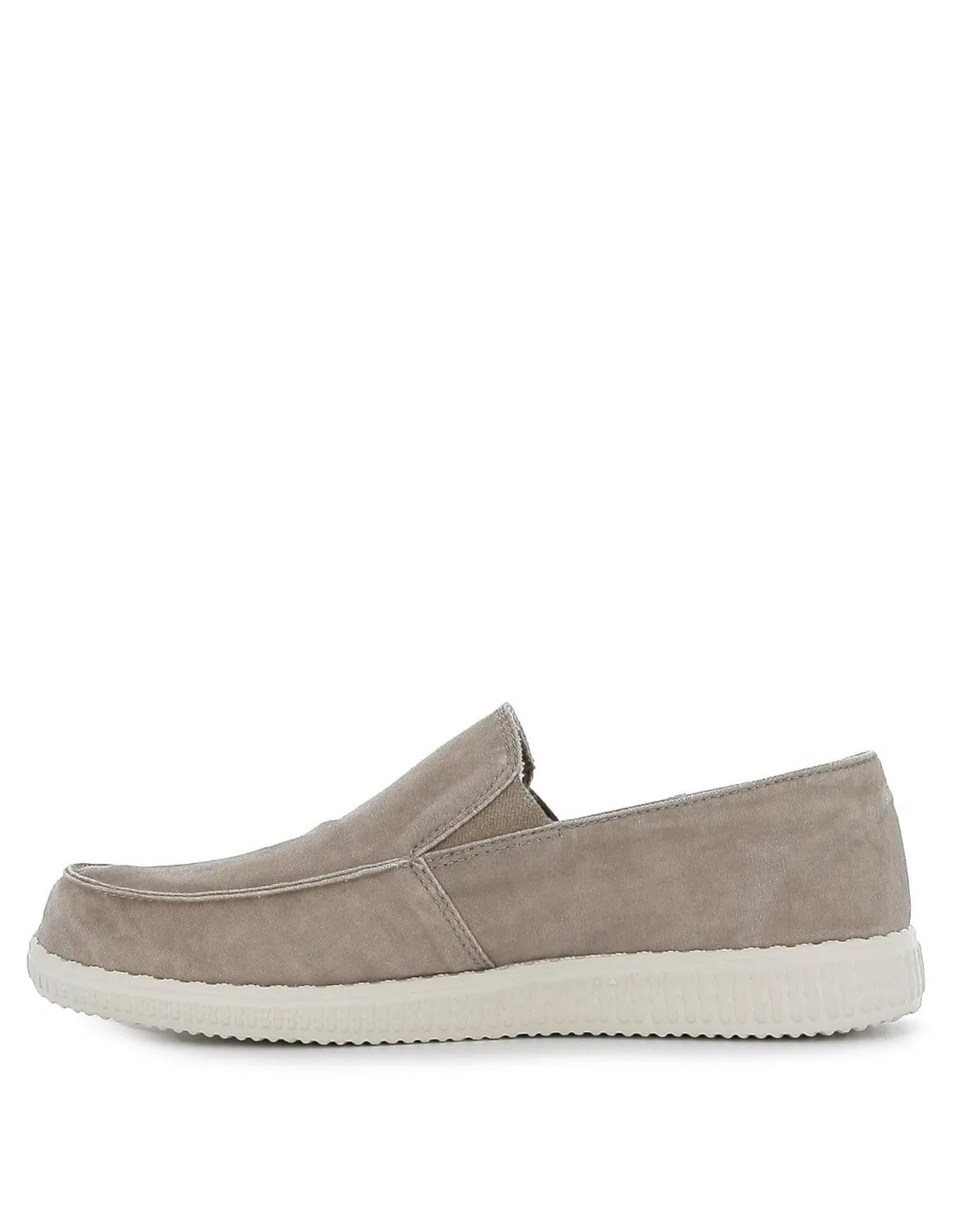 Zapatilla casual hombre lona verano beige Walking Pitas
