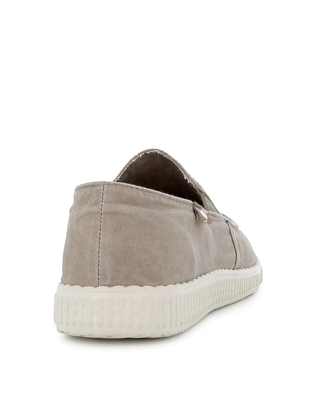 Zapatilla casual hombre lona verano beige Walking Pitas