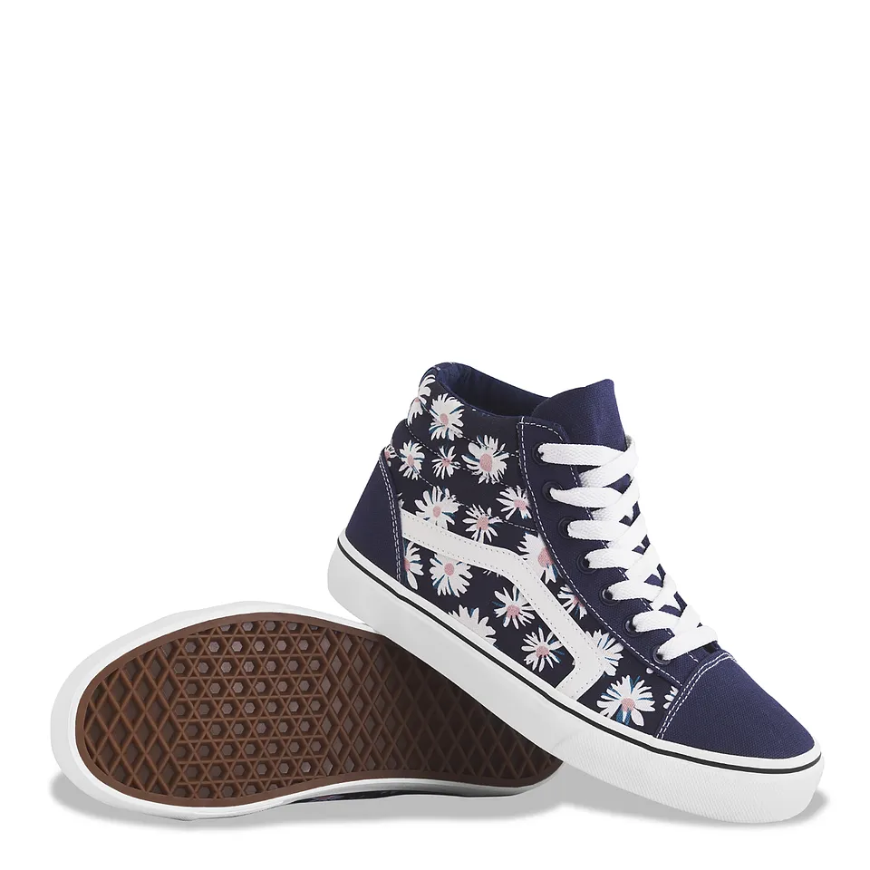 Zapatilla de Lona Vieja Eskuela Botánica Azul
