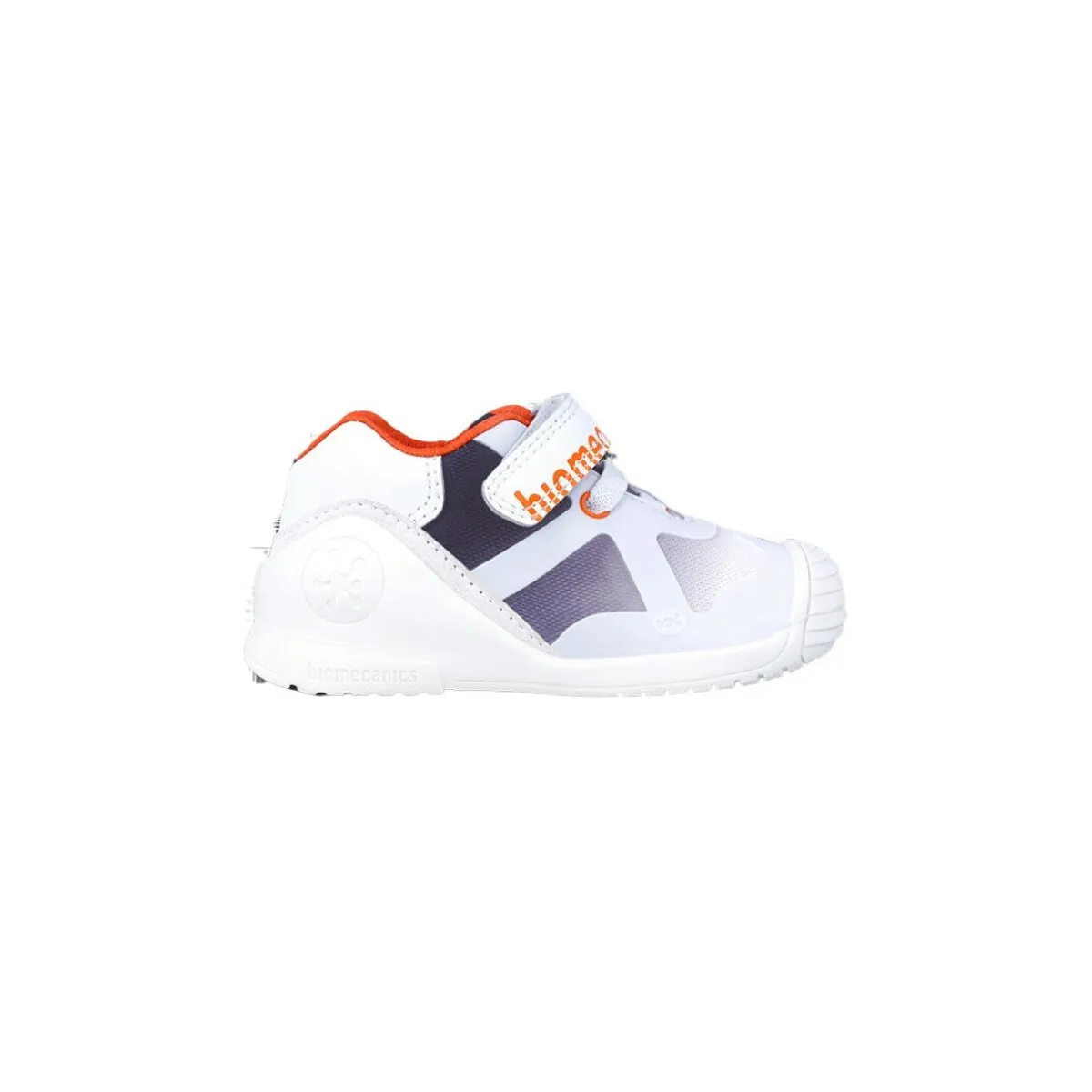 ZAPATILLA DEPORTIVA ELASTVELCRO PIEL BLANCO AZUL