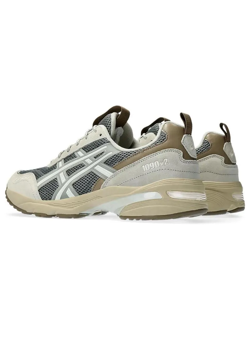 ZAPATILLA HOMBRE ASICS GEL1090V2 GRIS/BEIGE