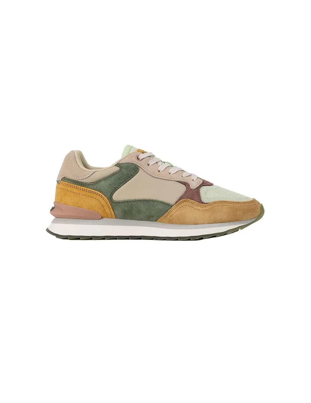 Zapatilla Mujer Hoff Palermo Beige Verde Granate